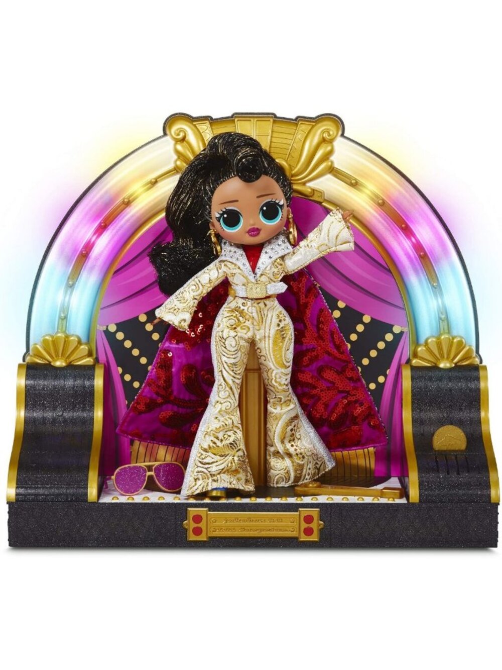 Collector Edition Jukebox B.B. Doll with Music & Lights | Colorful Rock Outfit